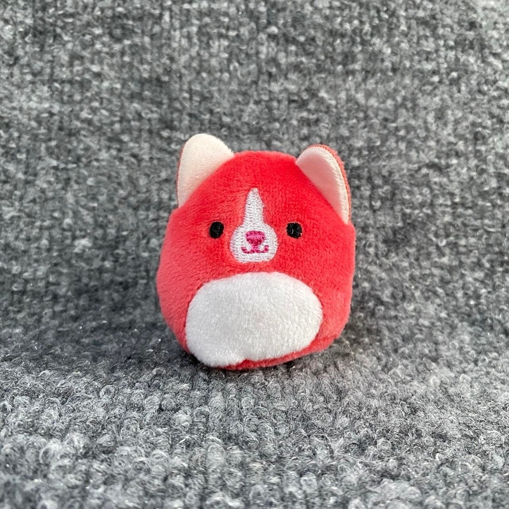SQUISHVILLE FITZ THE CORGI RED MICRO SV STUFFED PLUSH TOY